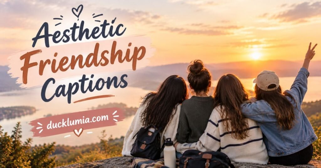 Aesthetic Friendship Captions