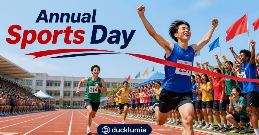 Annual Sports Day Captions