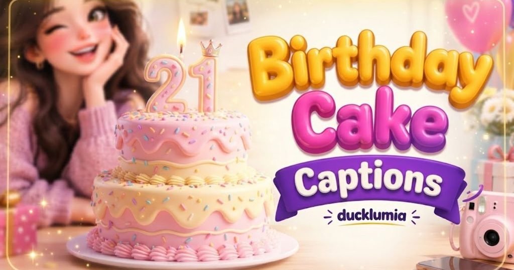 Birthday Cake Captions
