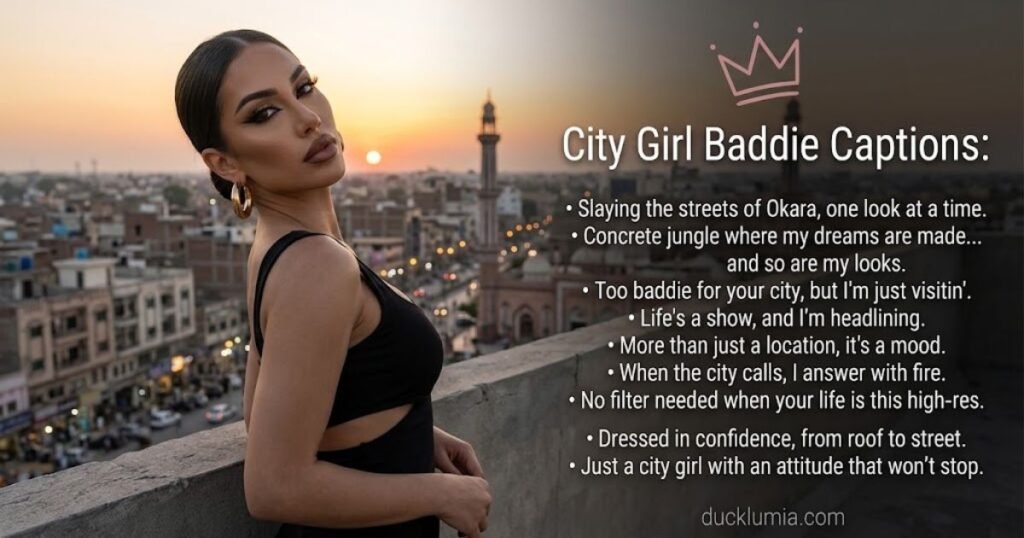 City Girl Baddie Captions