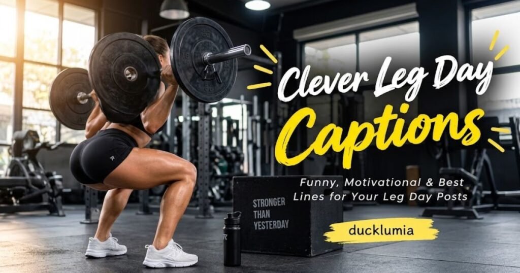 Clever Leg Day Captions