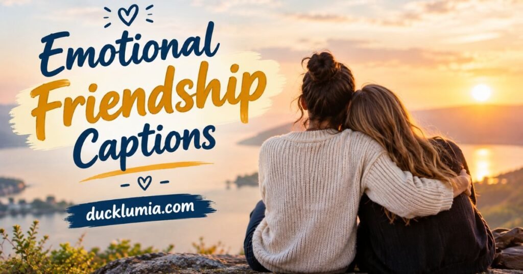 Emotional Friendship Captions