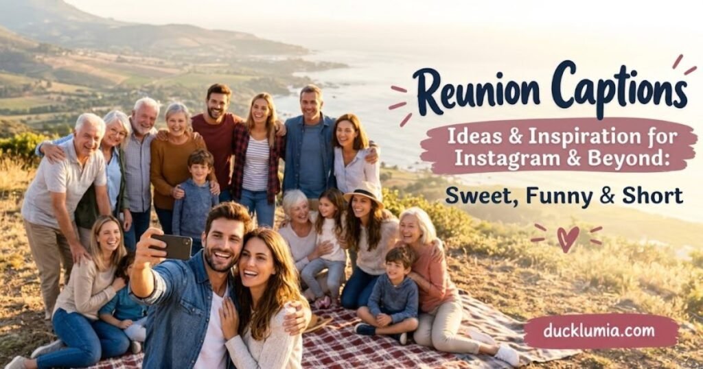 Family Reunion Captions