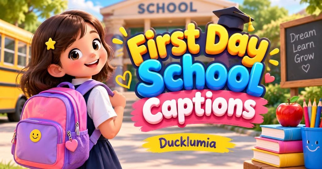 First Day School Captions