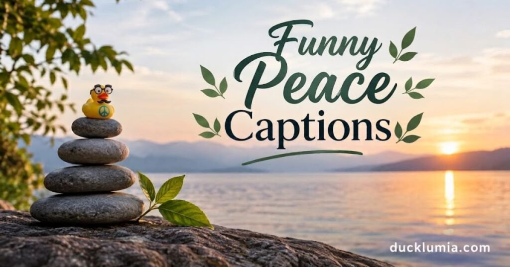Funny Peace Captions