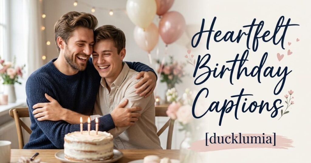 Heartfelt Birthday Captions