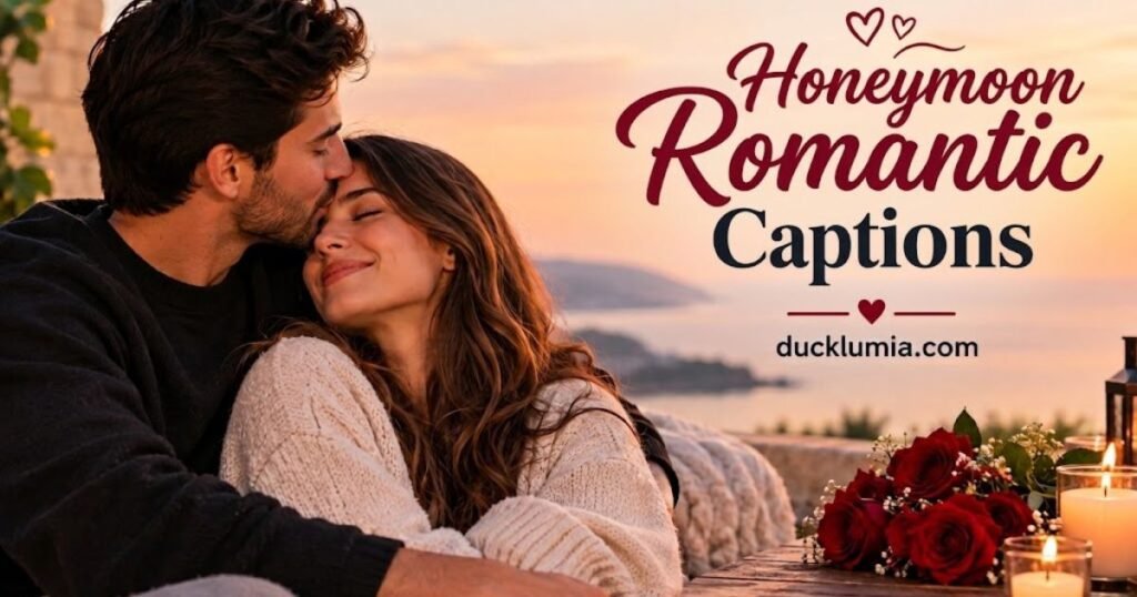 Honeymoon Romantic Captions