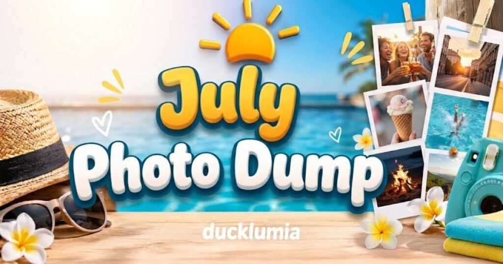 July Photo Dump Captions