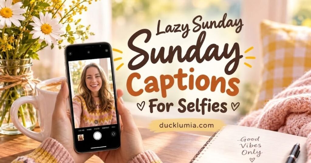Lazy Sunday Captions for Instagram