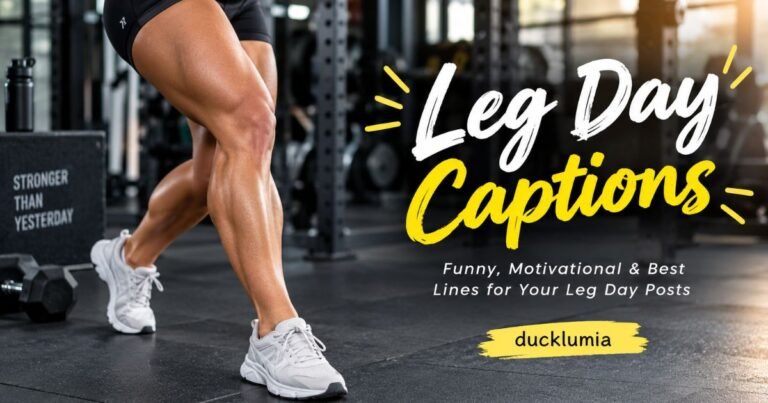 Leg Day Captions