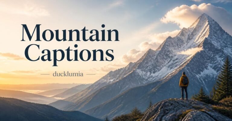 Mountain Captions