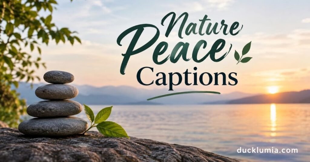 Nature Peace Captions