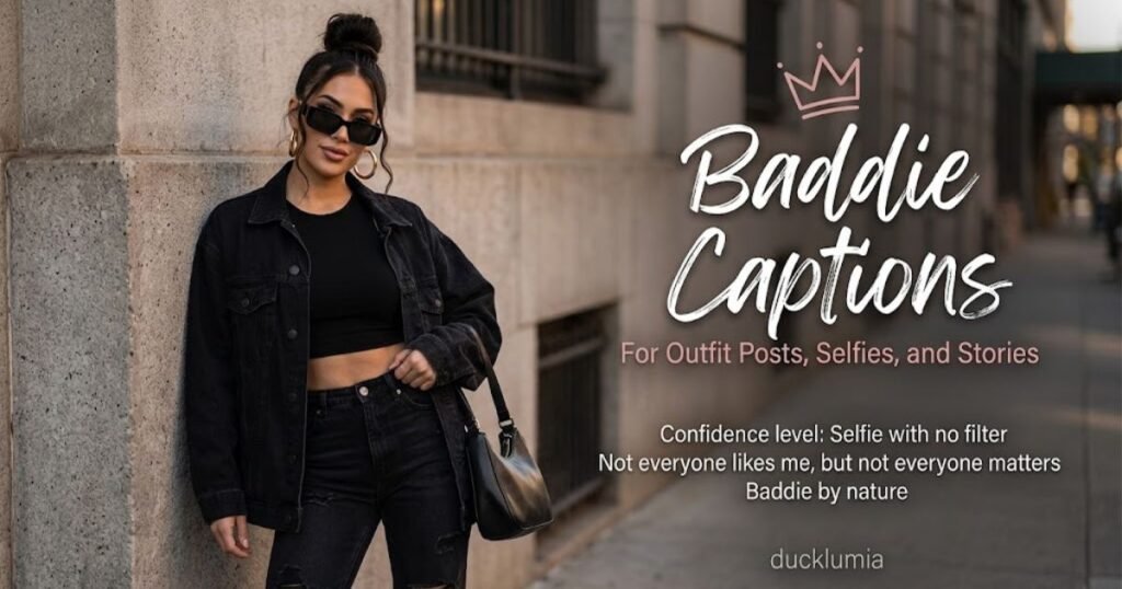 Outfit Post Baddie Captions
