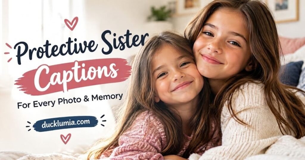 Protective Sister Caption