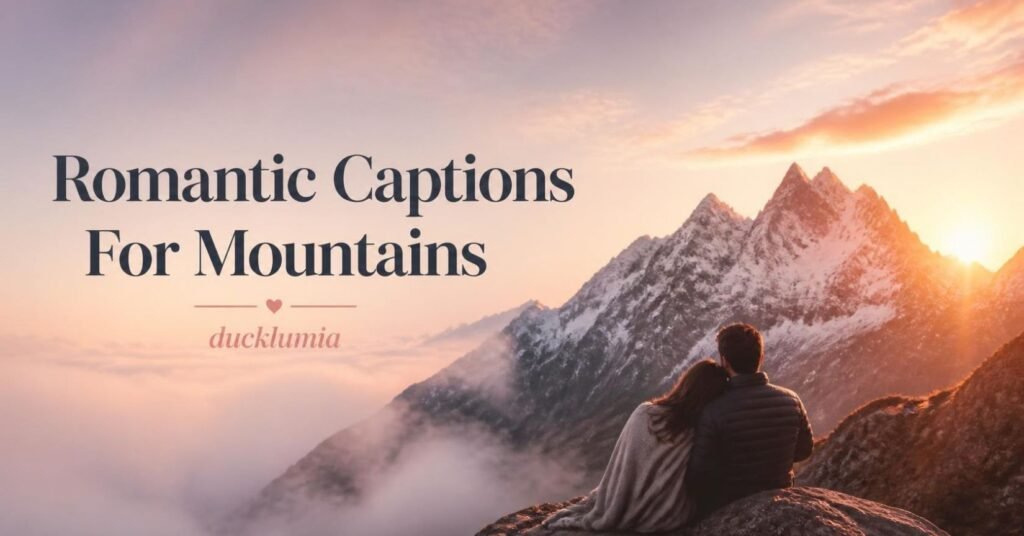 Romantic Captions For Mountains