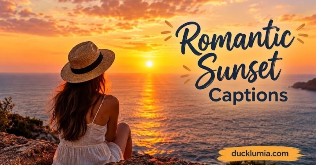 Romantic Sunset Captions