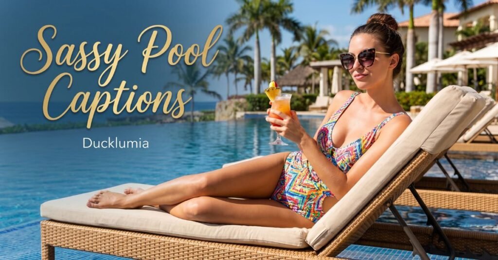Sassy Pool Captions