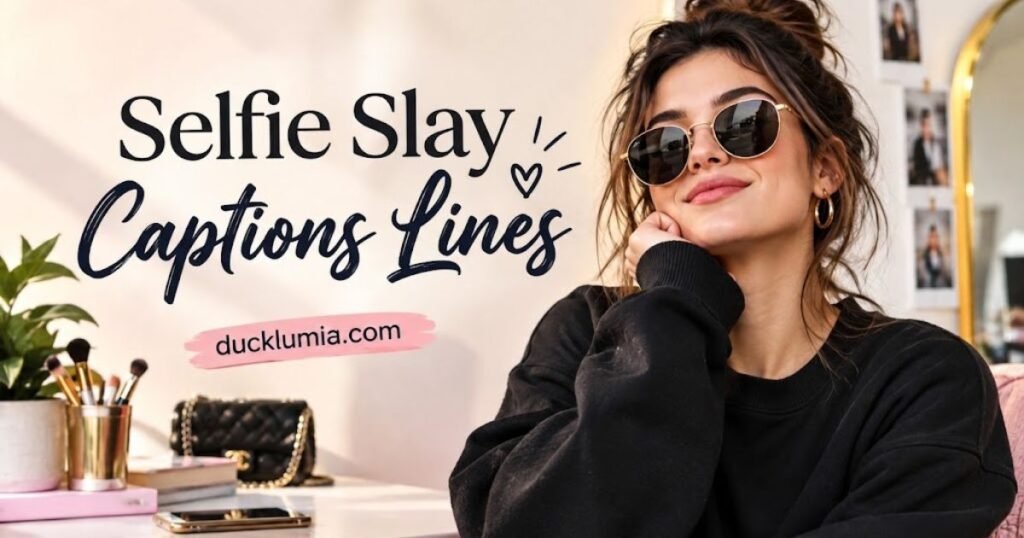 Selfie Slay Captions Lines