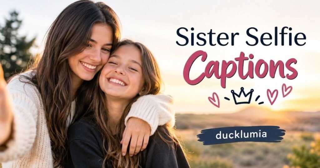 Sister Selfie Captions