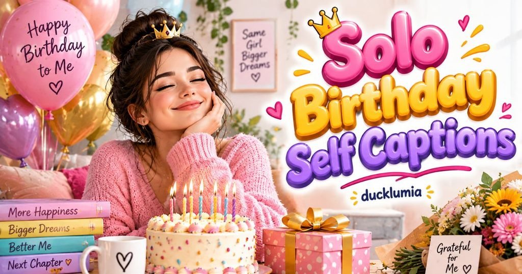 Solo Birthday Self Captions
