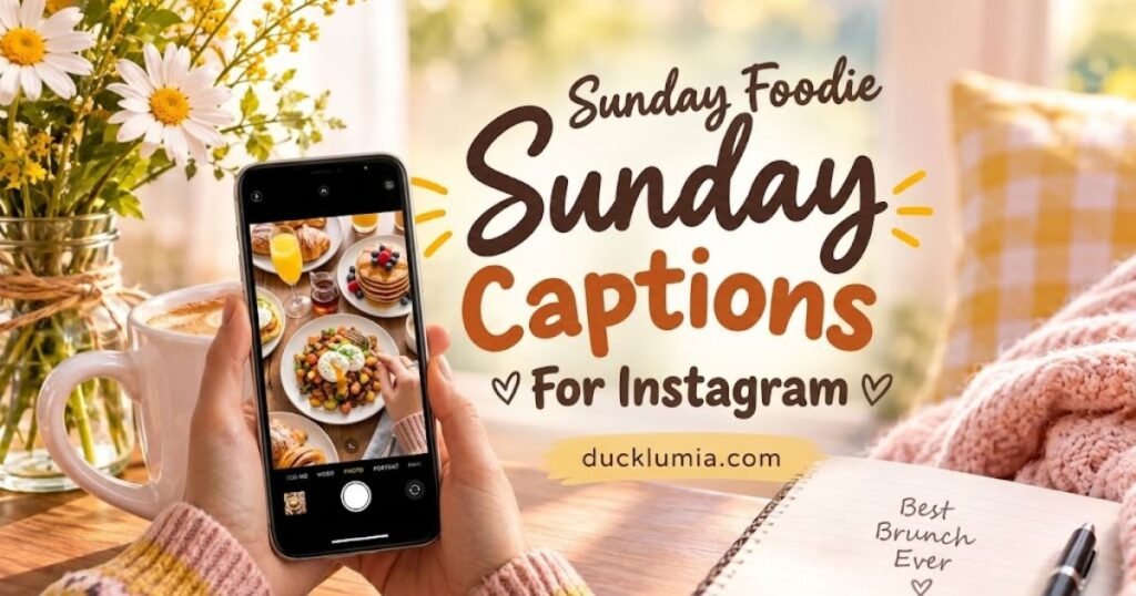 Sunday Foodie Captions for Instagram