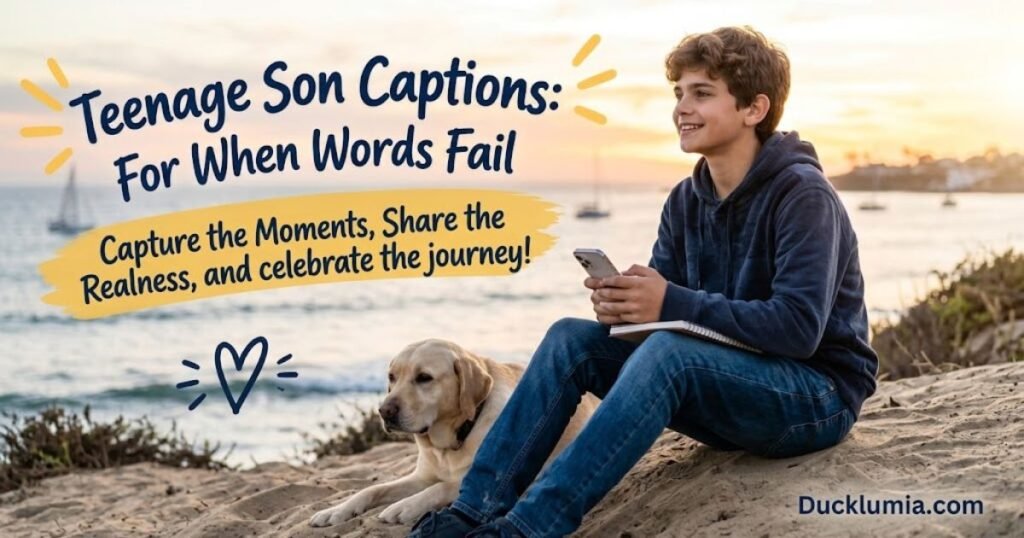 Teenage Son Captions