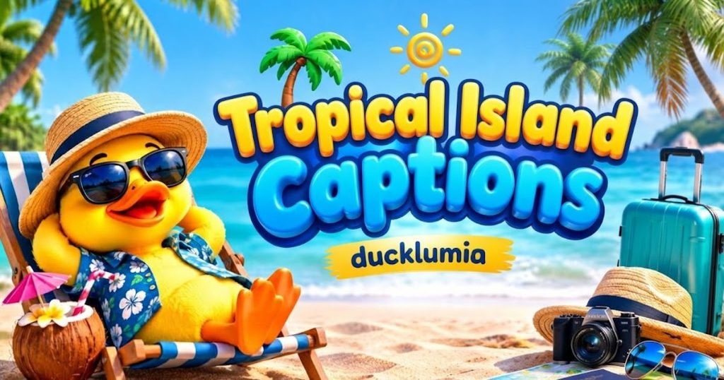 Tropical Island Captions