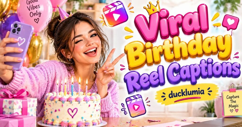 Viral Birthday Reel Captions
