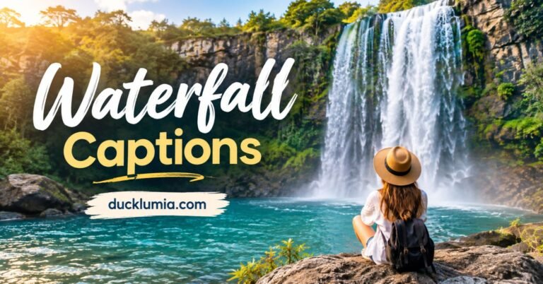Waterfall Captions