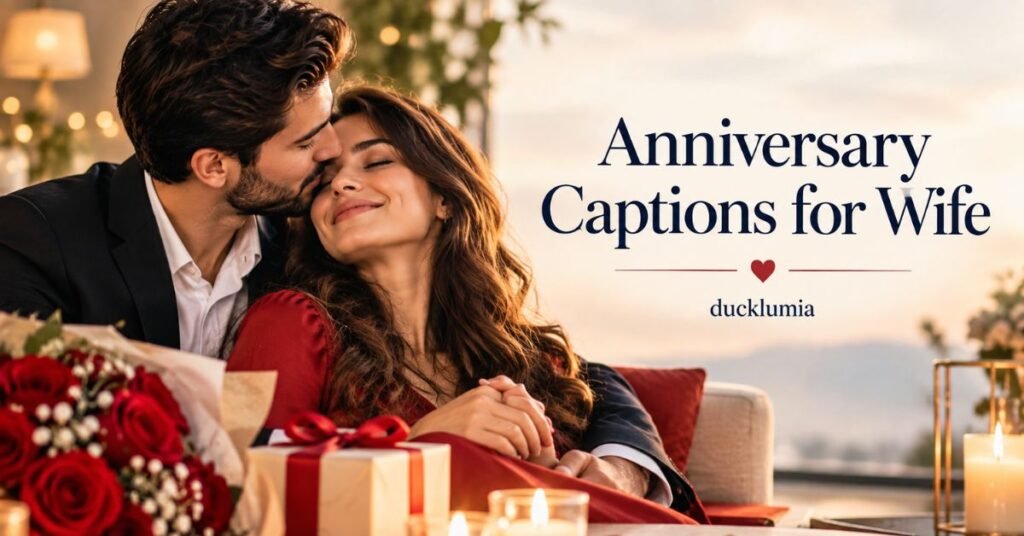 Anniversary Captions for Wife