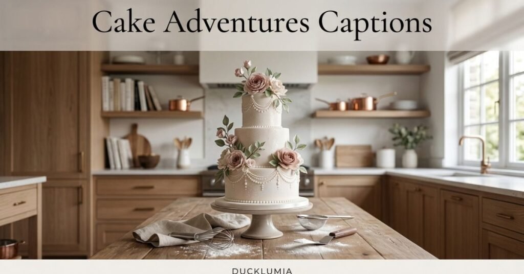 Cake Adventures Captions