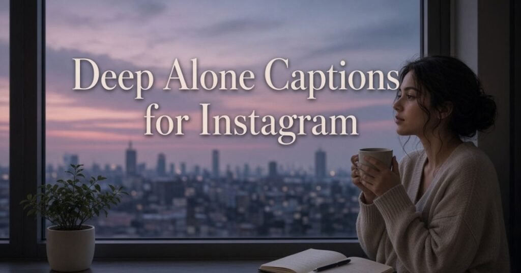 Deep Alone Captions for Instagram