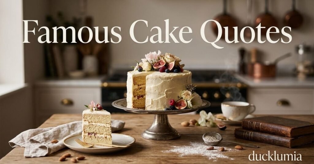 Famous Cake Quotes