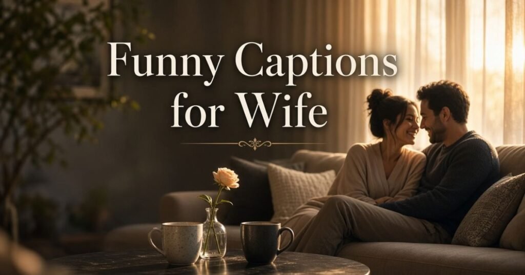 Funny Captions for Wife