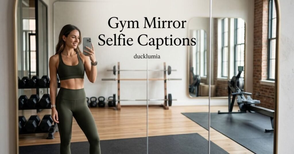 Gym Mirror Selfie Captions