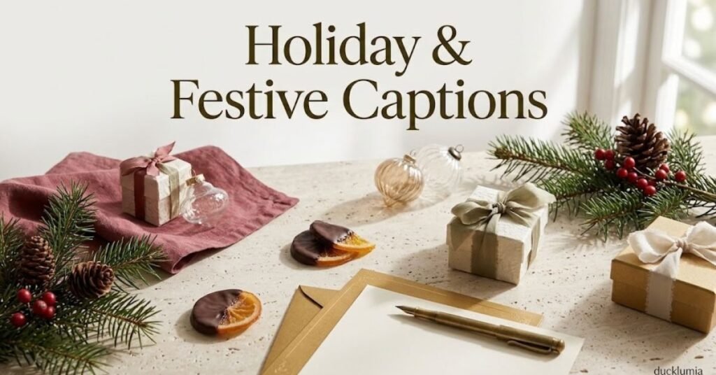 Holiday & Festive Captions