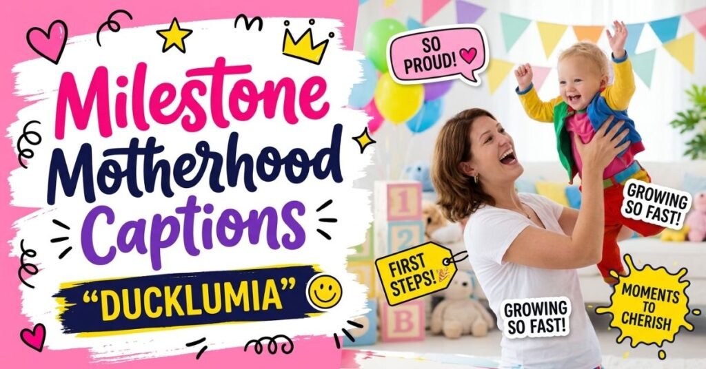 Milestone Motherhood Captions