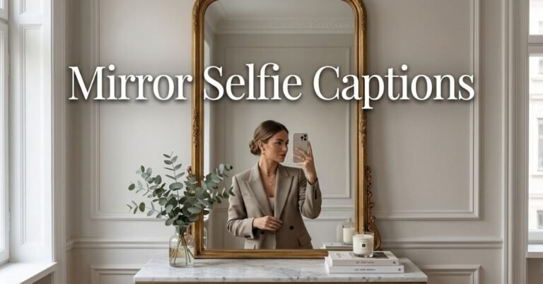 Mirror Selfie Captions