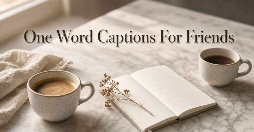 One Word Captions For Best Friend