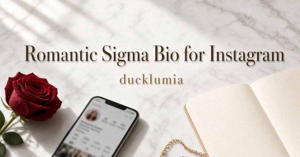 Romantic Sigma Bio for Instagram