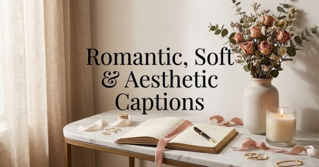 Romantic, Soft & Aesthetic Captions