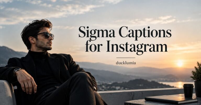 Sigma Captions for Instagram