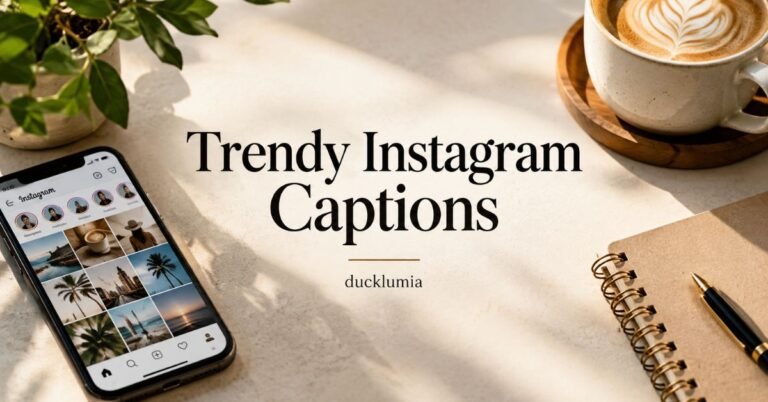 Trendy Instagram Captions
